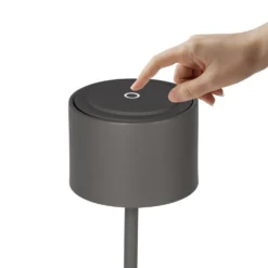 Lampada Led Touch Dimmerabile Grey Nausica