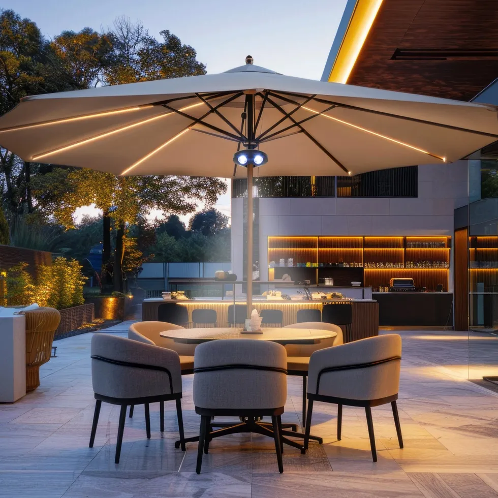 Lampada per Ombrellone 24 Led Luce Fredda