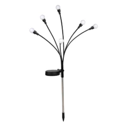 Lampada Solare Led a 6 luci h70 cm