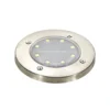 Lampada Solare Led da esterno Segnapasso Luce Naturale diametro 12 cm