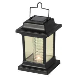 Lampada Solare LED da giardino Luce Calda h14 cm