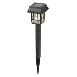 Lampada Solare Led da giardino con picchetto h32 cm