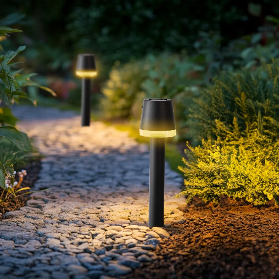 Lampada Solare Led da giardino con picchetto h46,3 cm