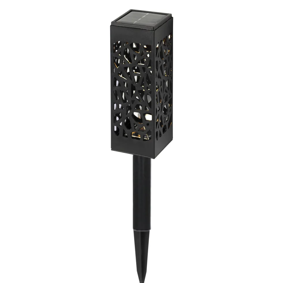 Lampada Solare LED da giardino con Picchetto Estendibile Luce Calda h37/28 cm