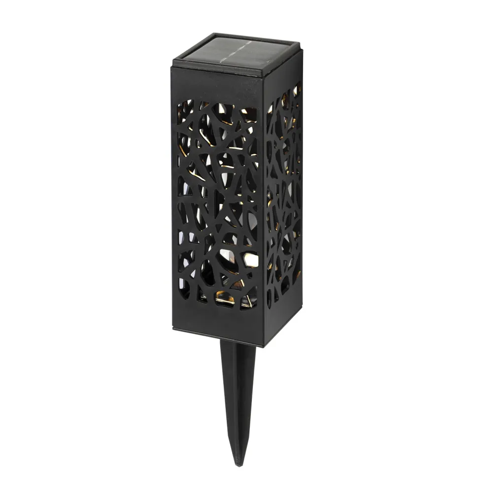 Lampada Solare LED da giardino con Picchetto Estendibile Luce Calda h37/28 cm