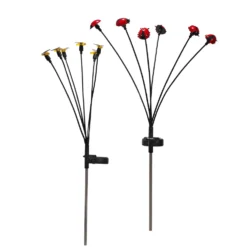 Lampada Solare Led Effetto Soffione h71 cm