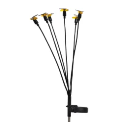 Lampada Solare Led Effetto Soffione h71 cm