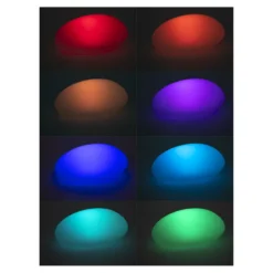 Lampada Solare Led Multicolor da esterno con telecomando MooNy 40x30 cm