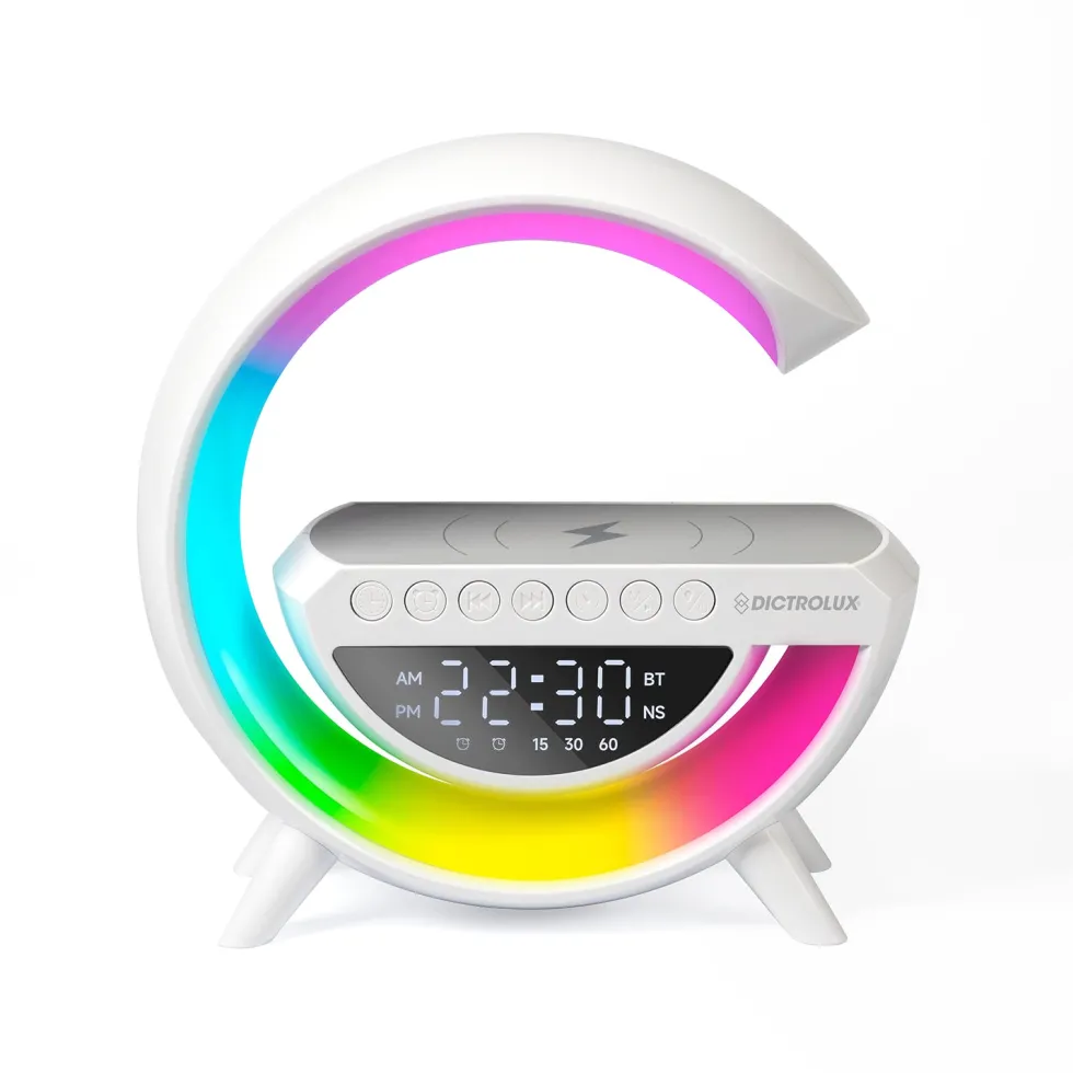Lampada Speaker Bluetooth Medea con Ricarica Wireless 8 in 1 W-2307 10 Watt