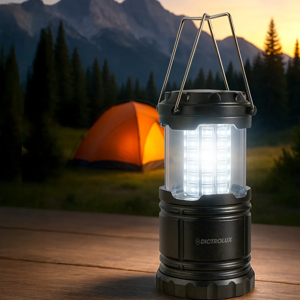 Lanterna Portatile da Campeggio 5W 200 Lumen