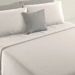 Lenzuola Completo Letto 1 Piazza e mezza Marta Bianco 185x290 cm