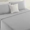 Lenzuola Completo Letto 1 Piazza e mezza Marta Grigio perla