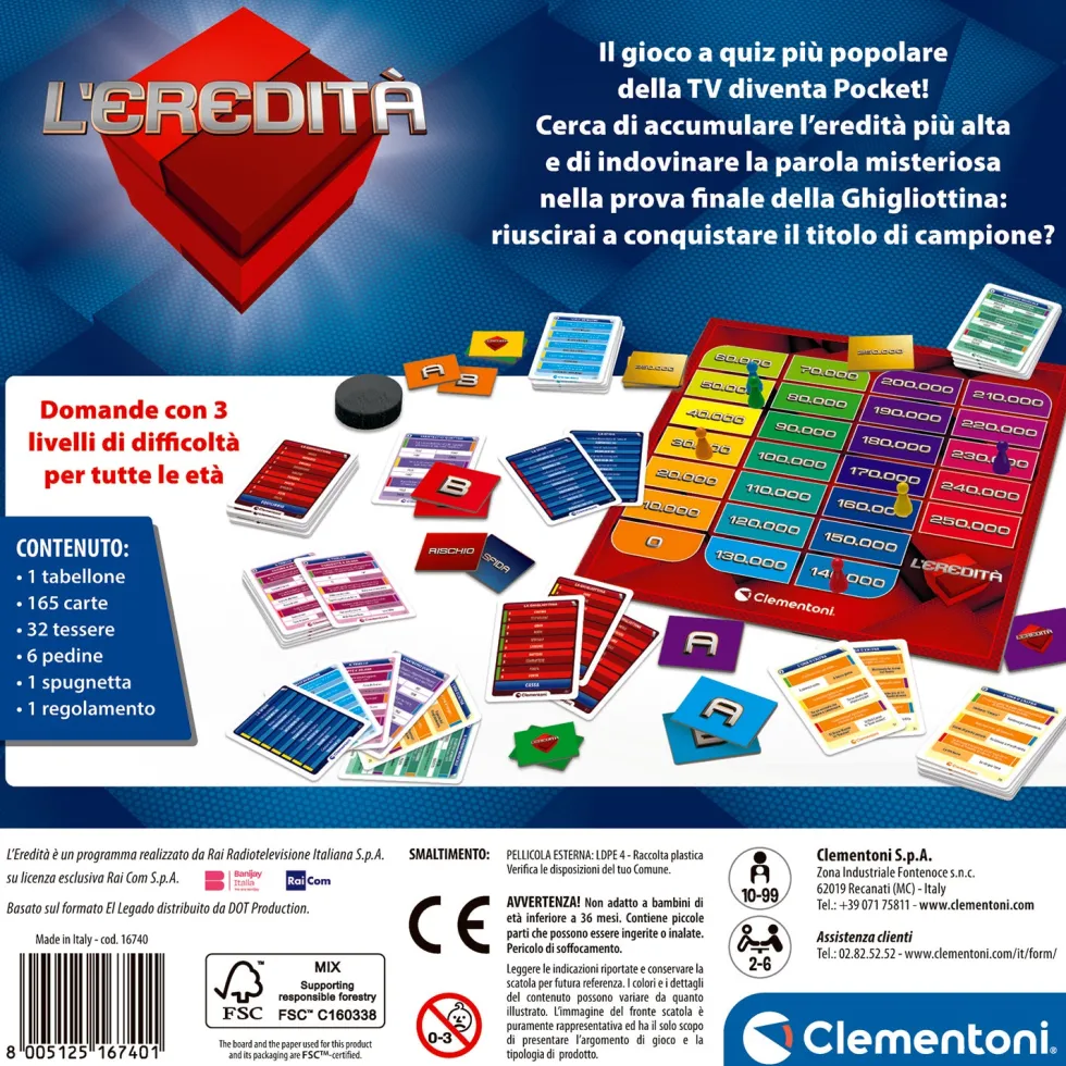 L'Eredità Pocket Gioco da Tavolo