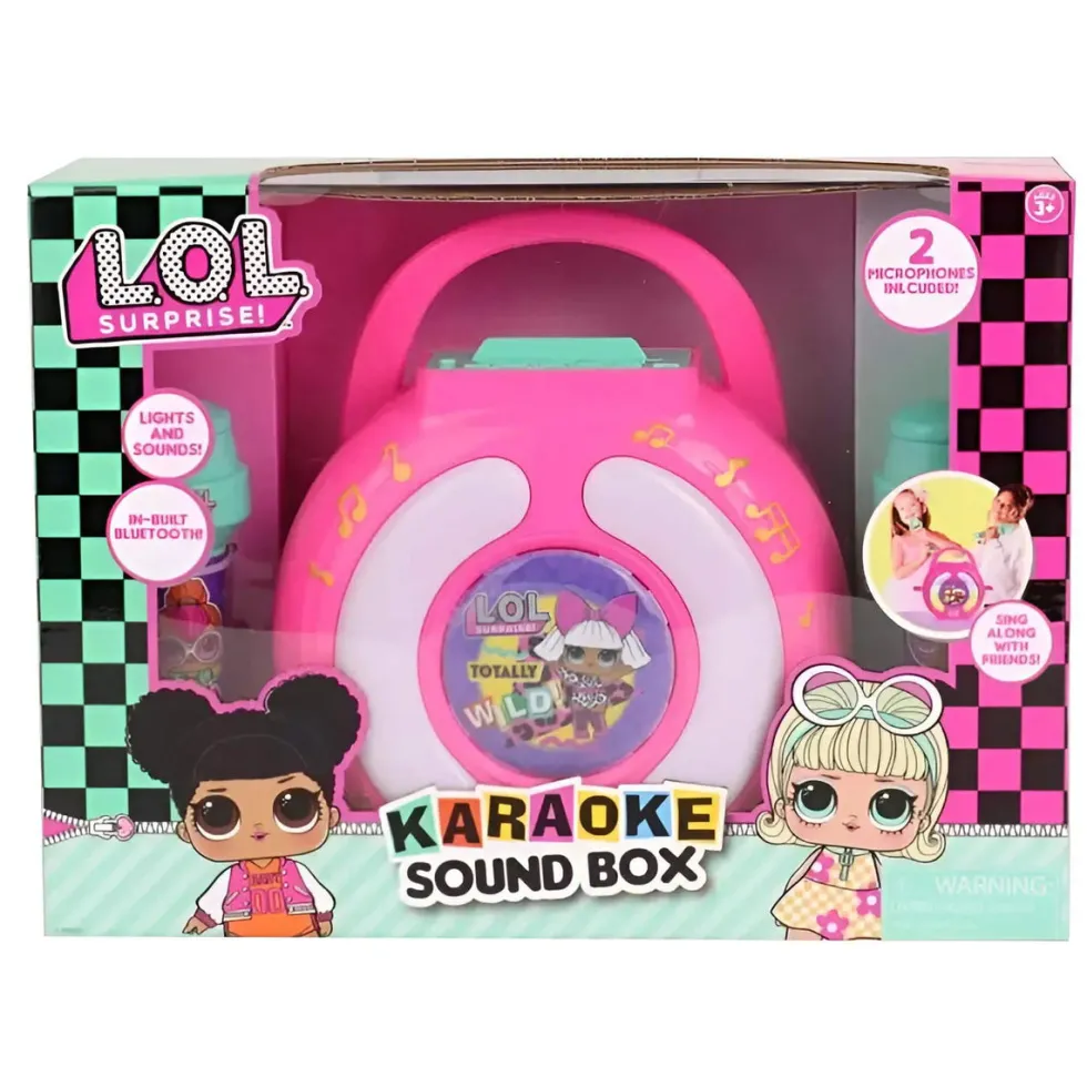 LOL Surprise Karaoke Sound Box con 2 Microfoni