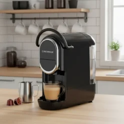 Macchina da caffè 3 in 1 Jeanette Black 1450 Watt