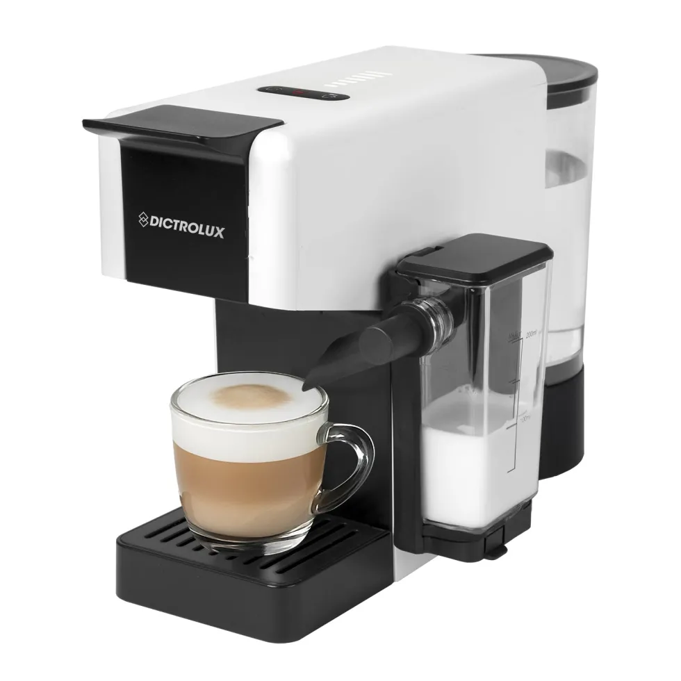 Macchina da caffè 3 in 1 Milvia White 1400 Watt