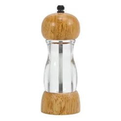 Macina Sale e Pepe in Legno con Macina in Ceramica h16,5 cm diametro 6 cm