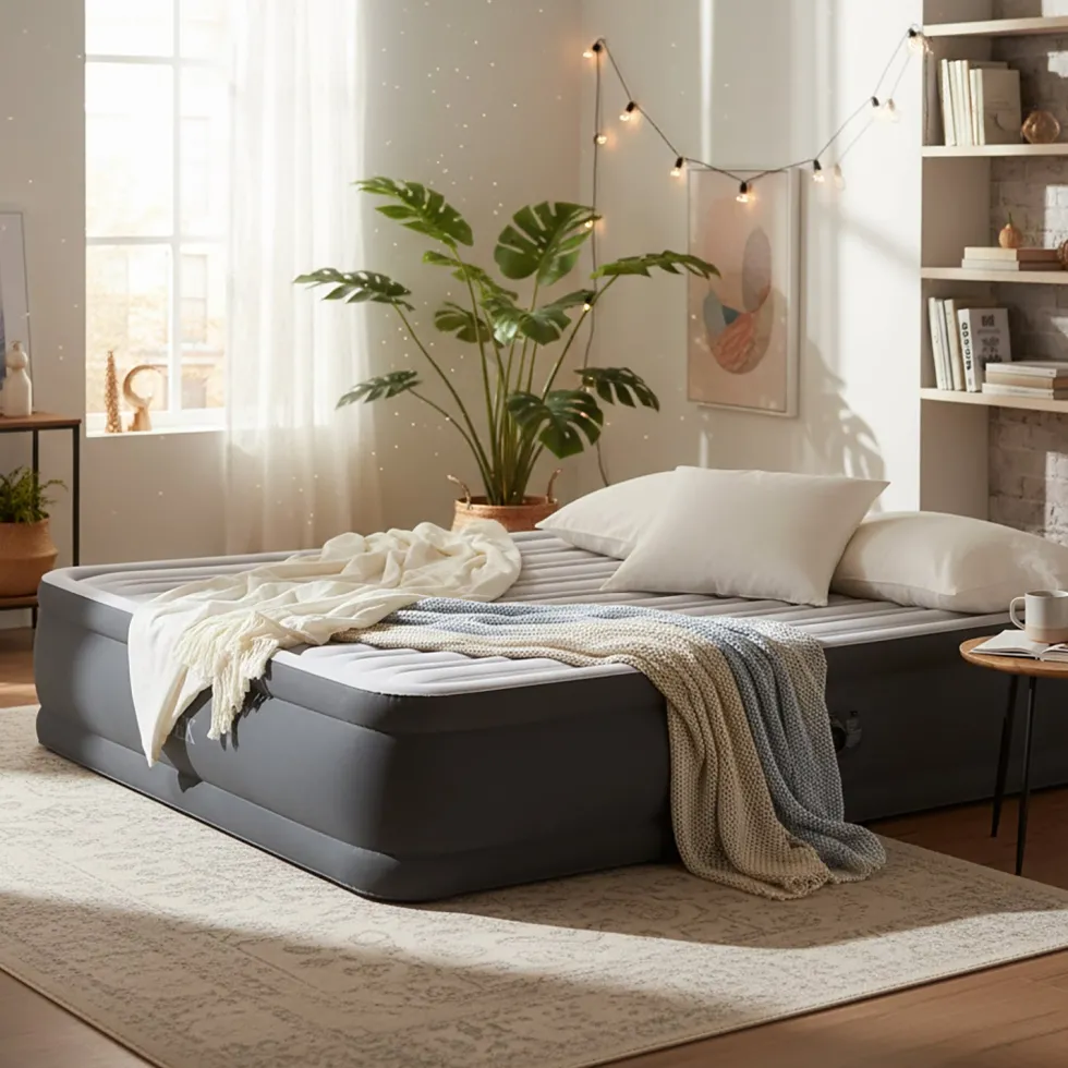 Materasso Gonfiabile Matrimoniale Comfort-Plush Elevated Dura-Beam® Deluxe