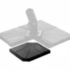 Mattone per Base Ombrellone in cemento Nero 25 kg