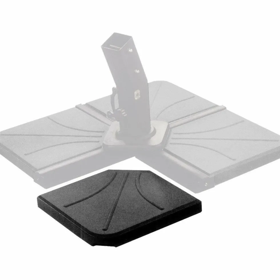 Mattone per Base Ombrellone in cemento Nero 25 kg