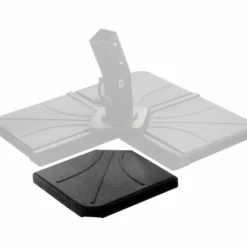 Mattone per Base Ombrellone in cemento Nero 25 kg