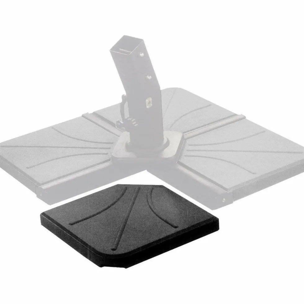 Mattone per Base Ombrellone in cemento Nero 25 kg
