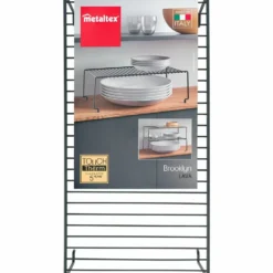 Mensola Sovrapponibile Brooklyn Lava h15x47x23 cm