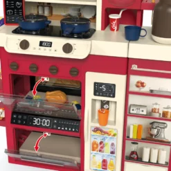 Mini Chef Crea Delizie Cucina Giocattolo con Vapore, Acqua Vera e 71 Accessori