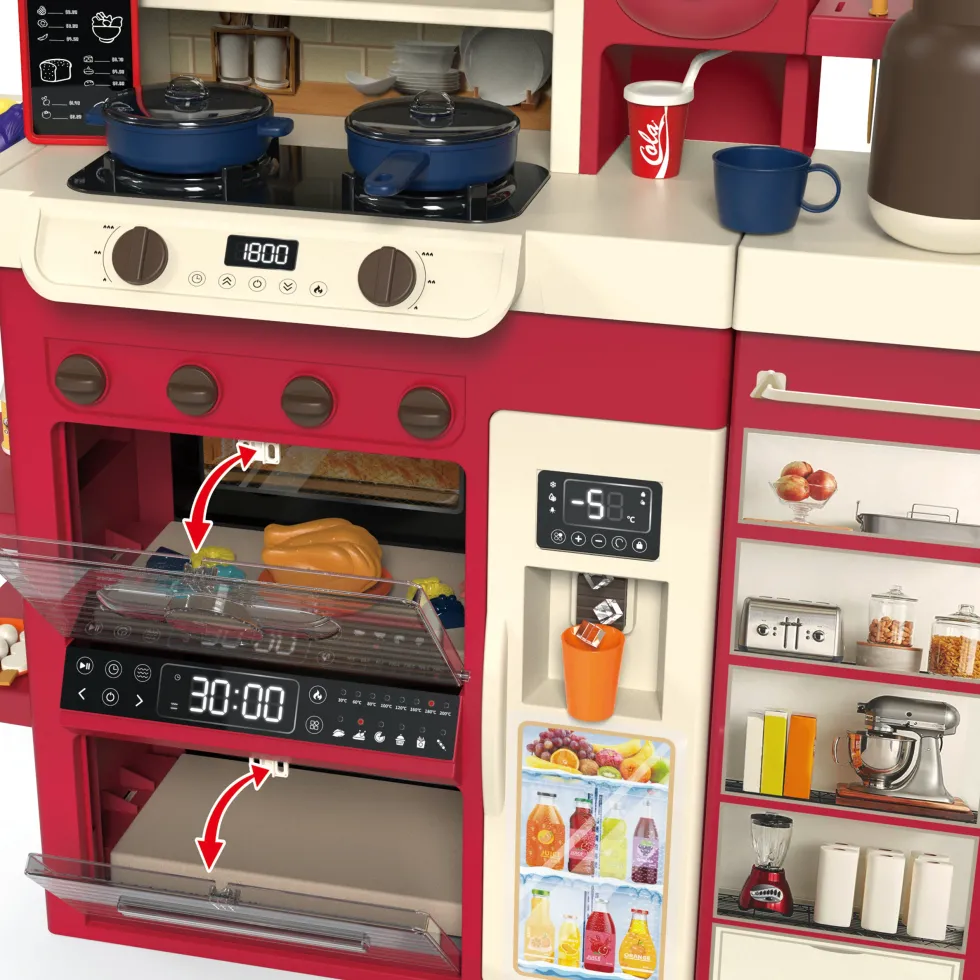 Mini Chef Crea Delizie Cucina Giocattolo con Vapore, Acqua Vera e 71 Accessori