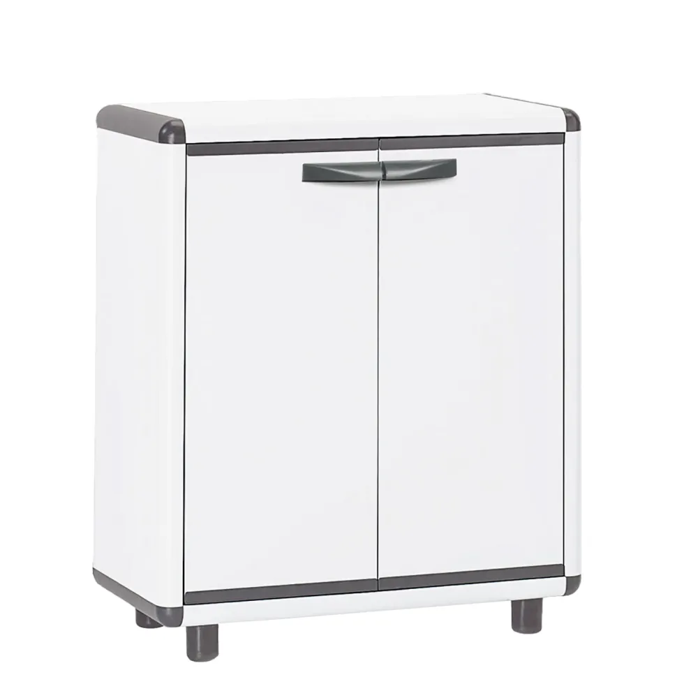 Mobile Basso Multiuso in PVC con Ripiani Linea Easy Iceline