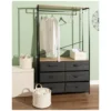 Mobile 6 cassetti con appendiabiti Linea Colmar h167x100x40 cm