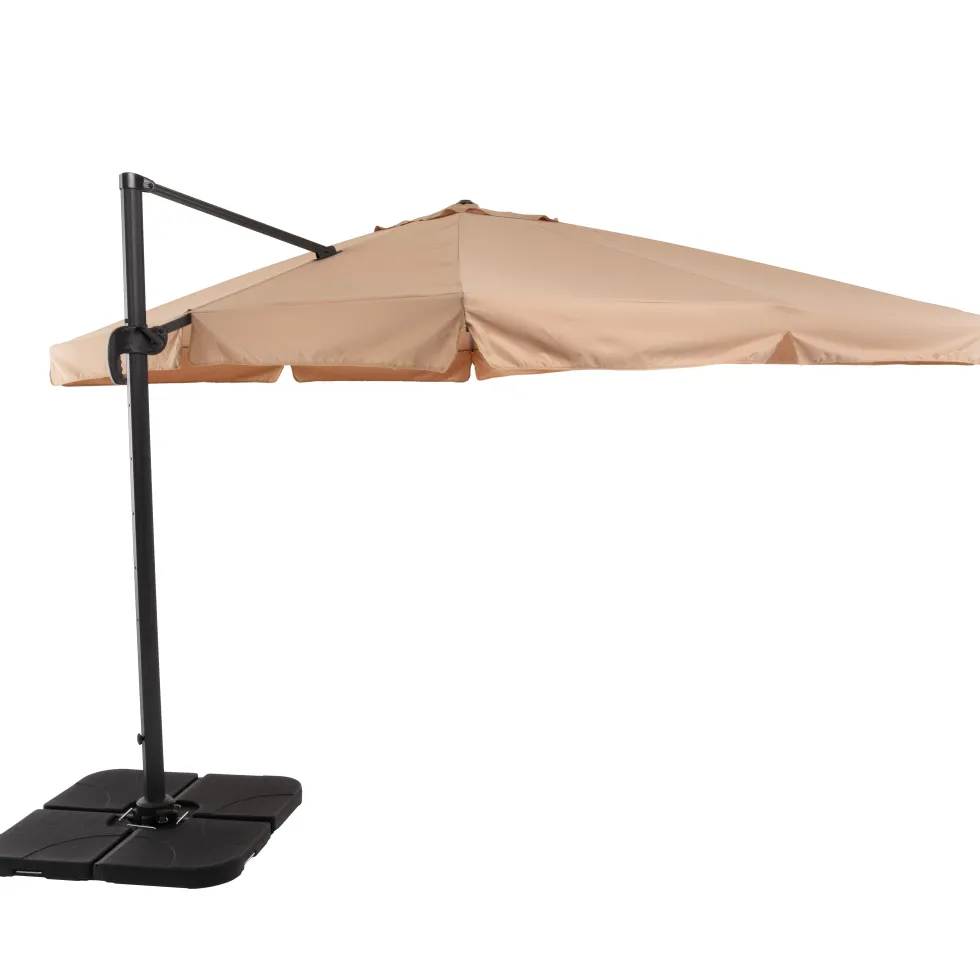 Ombrellone a Lampada con flap telo Camel 3x4 metri