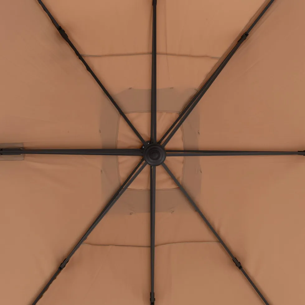 Ombrellone a Lampada con flap telo Camel 3x4 metri