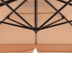 Ombrellone a Lampada con flap telo Camel 3x4 metri