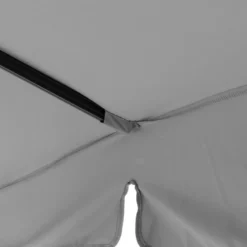 Ombrellone a Lampada con flap telo grigio 3x4 metri