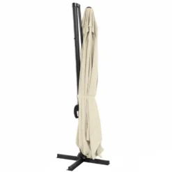 Ombrellone a Lampada con flap telo Ècru 3x4 metri