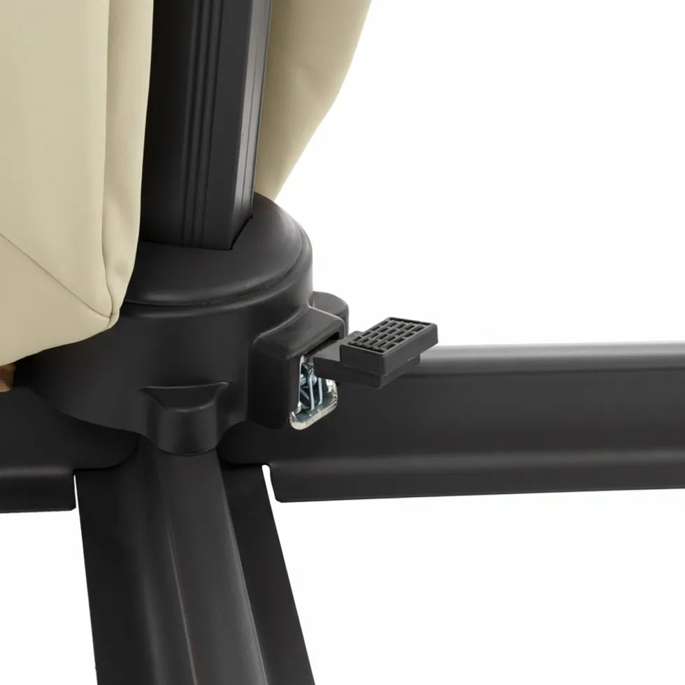 Ombrellone a Lampada con flap telo Ècru 3x4 metri