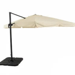 Ombrellone a Lampada con flap telo Ècru 3x4 metri