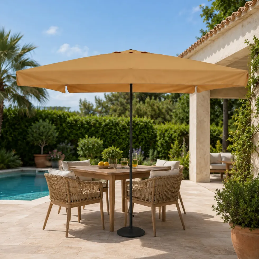 Ombrellone da Giardino Camel con Carrucola 3x3 metri