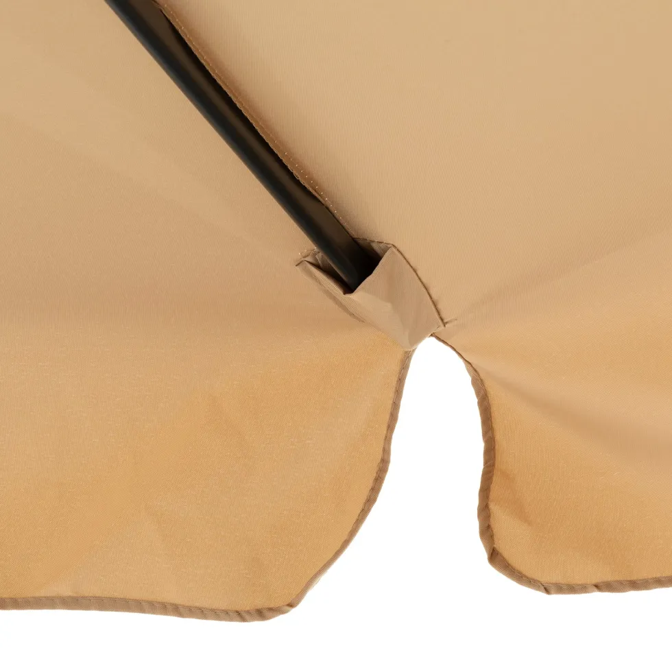 Ombrellone da giardino Camel con falda e carrucola diametro 3 metri