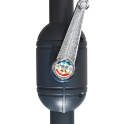 Ombrellone da giardino con 32 LED e Pannello Solare Verde diametro 3 metri