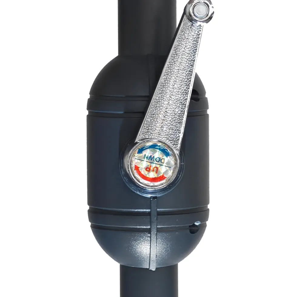 Ombrellone da giardino con 32 LED e Pannello Solare Camel diametro 3 metri
