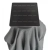 Ombrellone da giardino con LED e Pannello Solare Grigio 3x4 metri