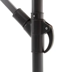 Ombrellone da giardino Decentrato con 32 LED e Pannello Solare Camel diametro 3 metri