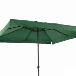 Ombrellone da Giardino Verde con Carrucola 3x3 metri
