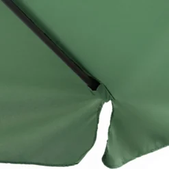 Ombrellone da Giardino Verde con Carrucola 3x3 metri