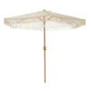 Ombrellone Mare con Frange e Manovella h238 cm diametro 270 cm