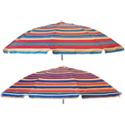 Ombrellone Mare con Snodo e Fodera abbinata h217 cm diametro 220 cm