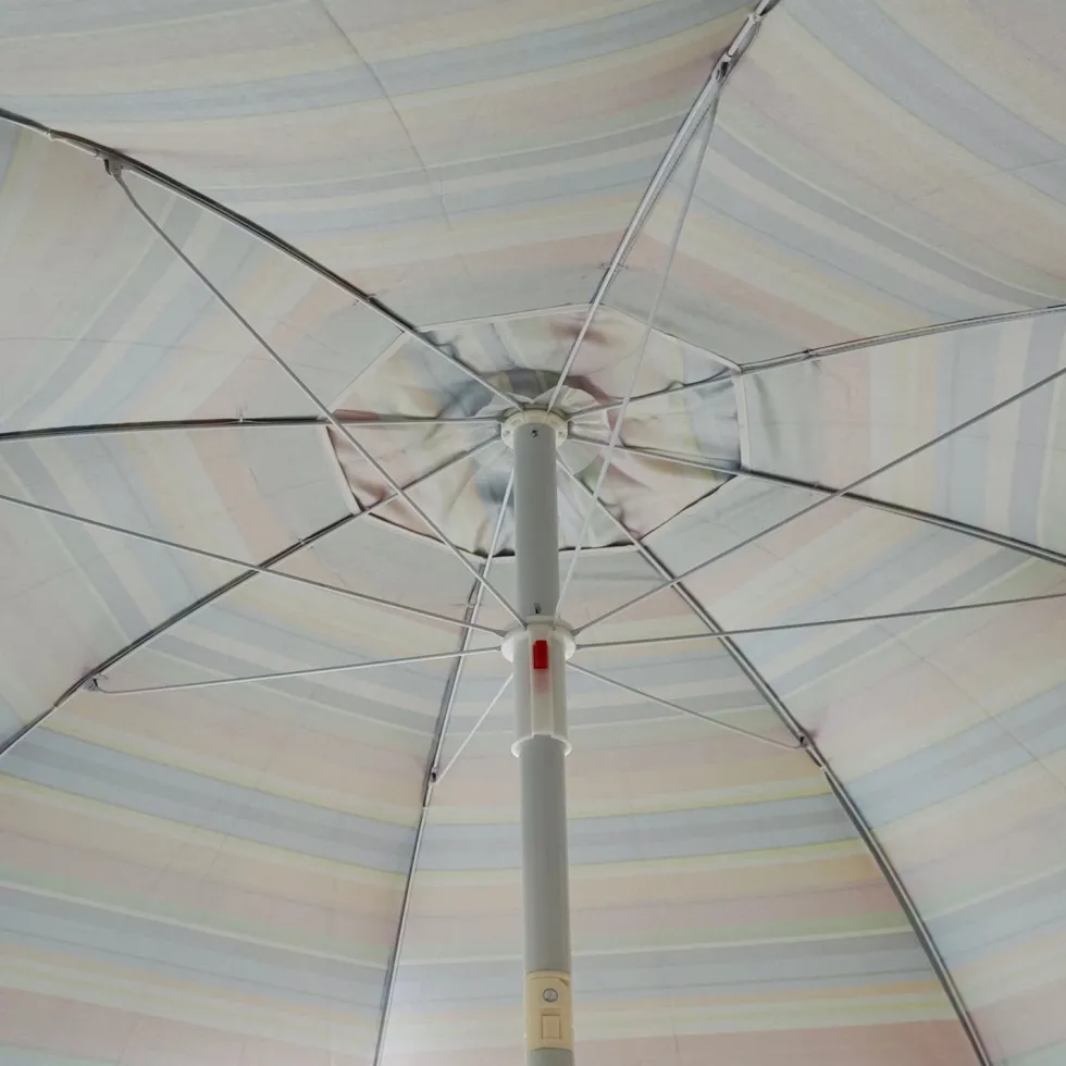 Ombrellone Mare con Snodo e Fodera abbinata h217 cm diametro 220 cm
