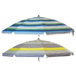 Ombrellone Mare con Snodo e Trivella Inclusa h204 cm diametro 200 cm